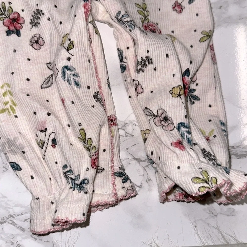 Mudpie Floral newborn One Piece up to 9 lbs size newborn